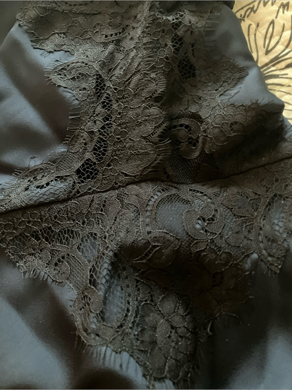 Elodie the Label Elegant and Soft Maris Blue with Black Lace Maxi Dress. NWT - Picture 6 of 10